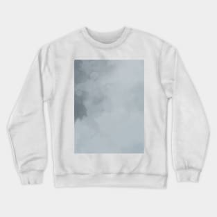 Tie Dye 004: Minimal Blue Cloud Crewneck Sweatshirt